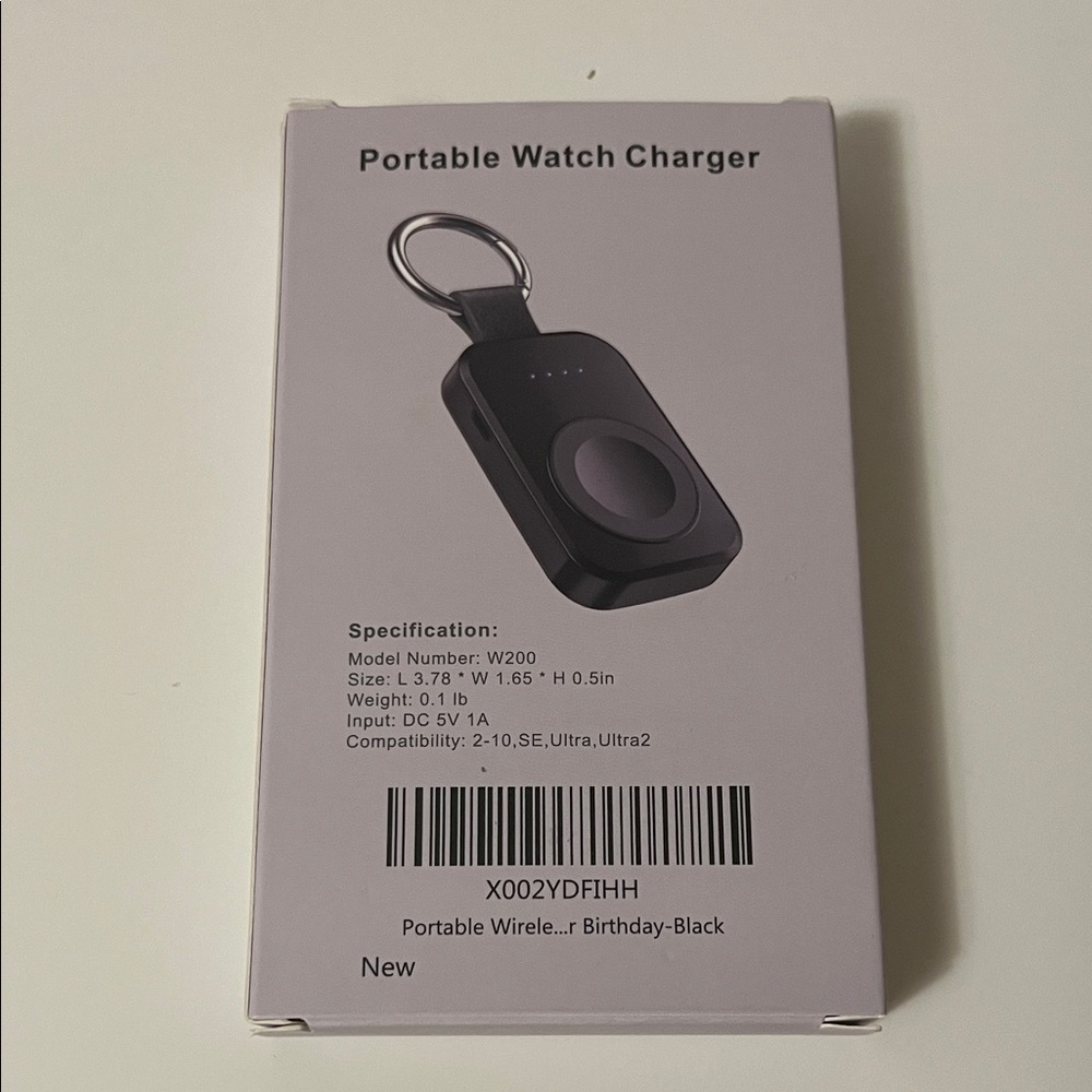 Black Portable Watch Charger - Picture 2 of 2